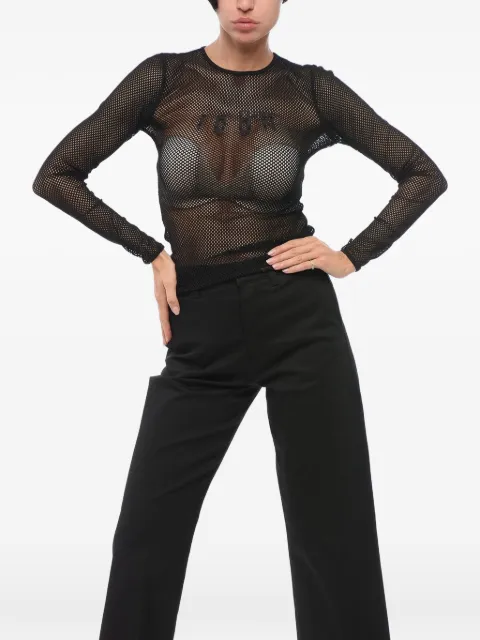 DSQUARED2 long-sleeve mesh T-shirt
