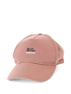 MM6 Maison Margiela ロゴ キャップ | ピンク | FARFETCH JP