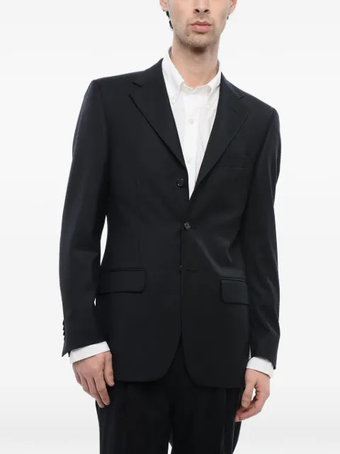 Corneliani single-breasted wool blazer