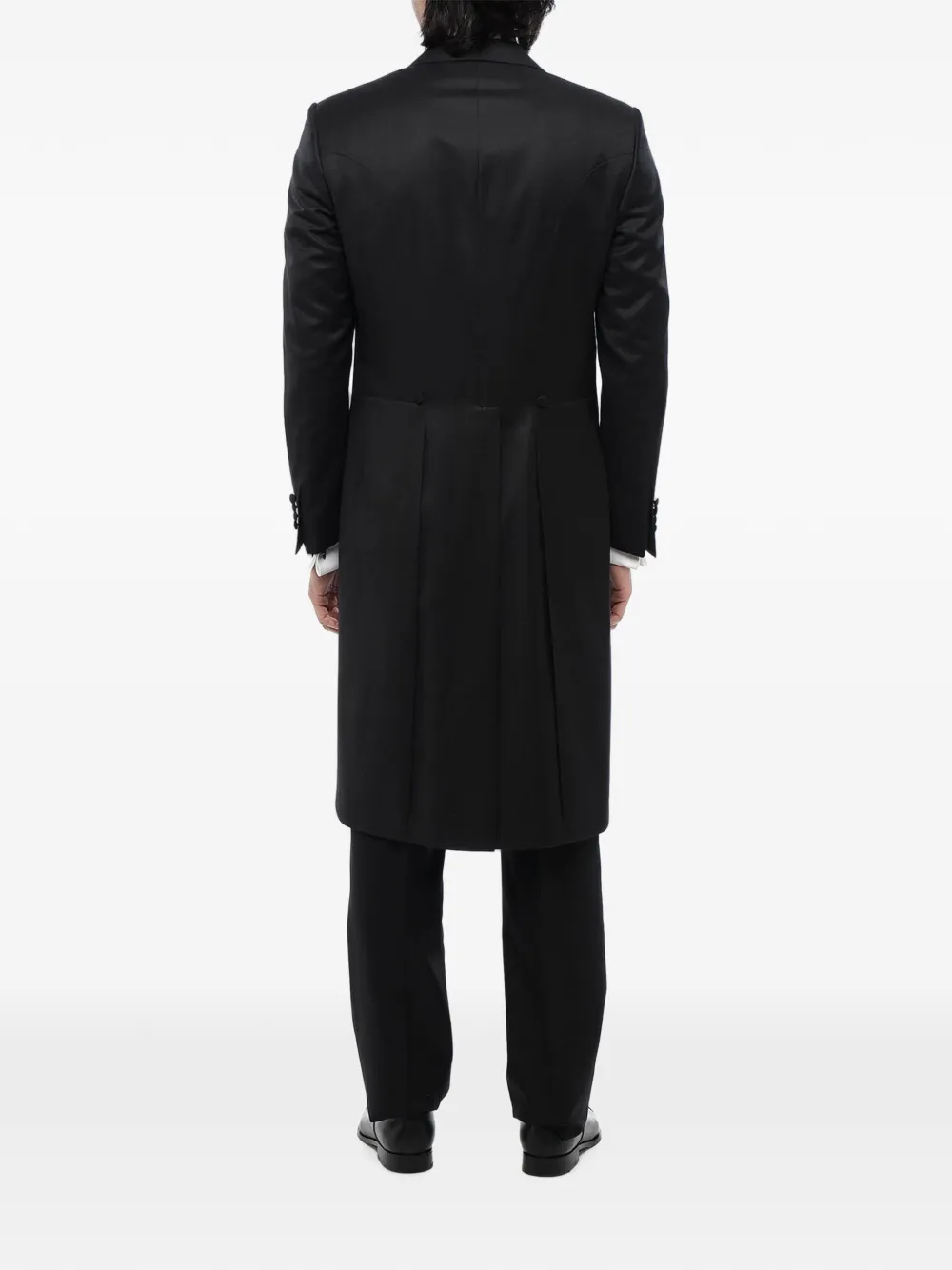 Corneliani Mantua peak-lapel jacket Zwart