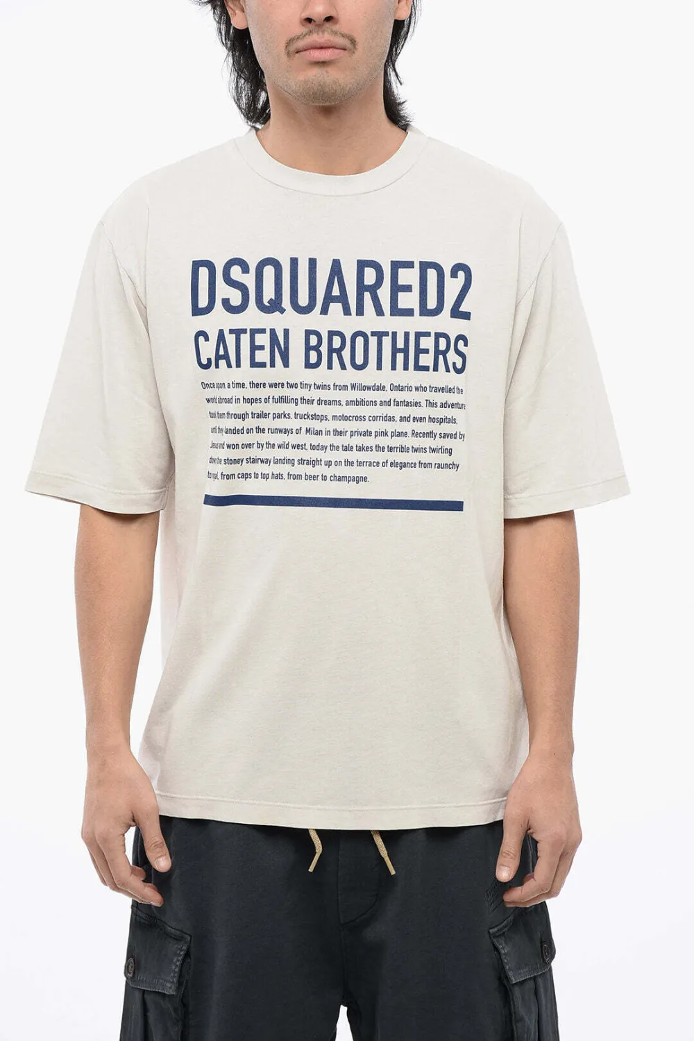 DSQUARED2 logo-print T-shirt - Weiß