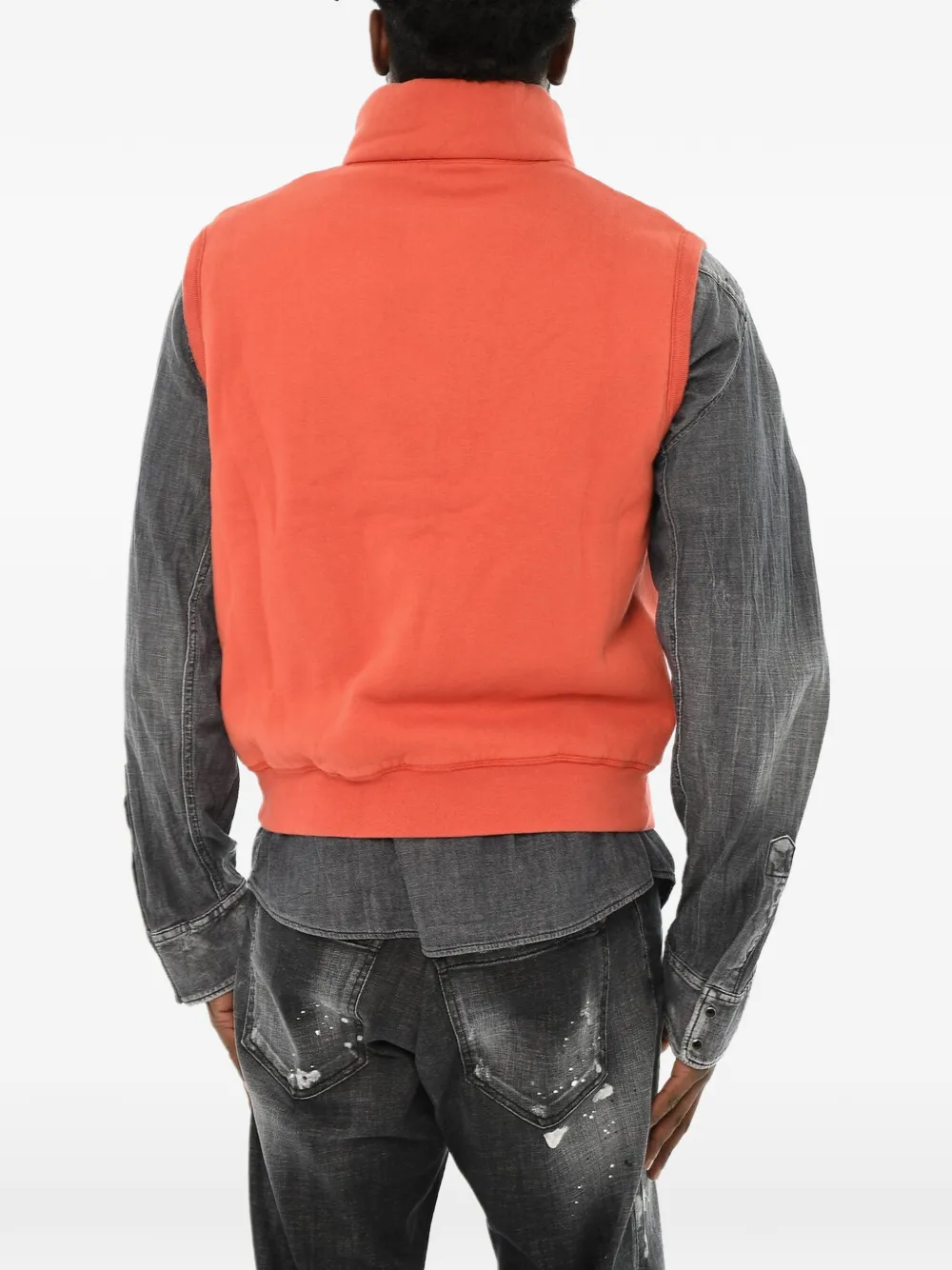 DSQUARED2 snap-button gilet Oranje