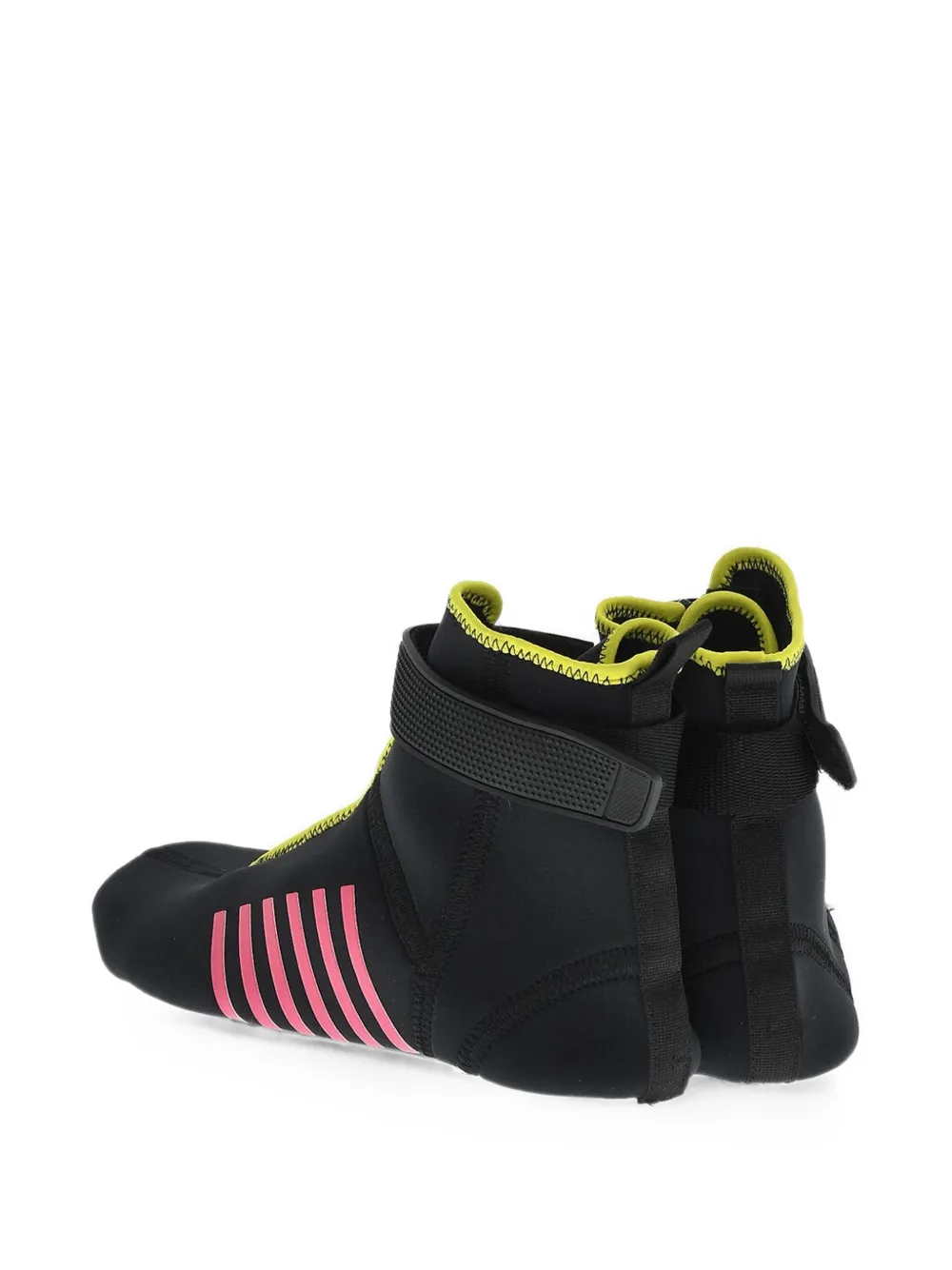 DSQUARED2 Wave touch-strap high-top sneakers Zwart