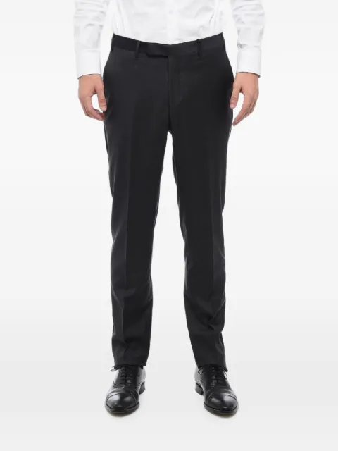 Corneliani pressed-crease tailored trousers