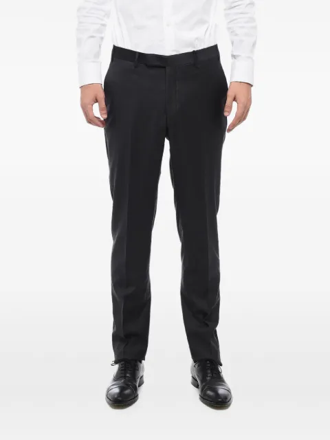 Corneliani pressed-crease tailored trousers