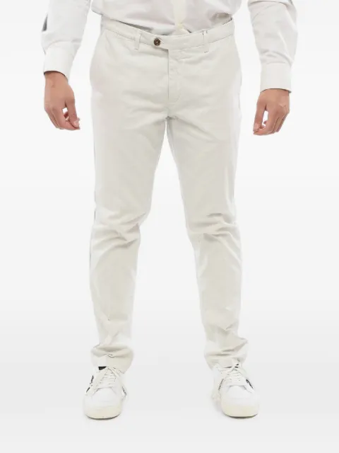 Corneliani belt-loop buttoned trousers