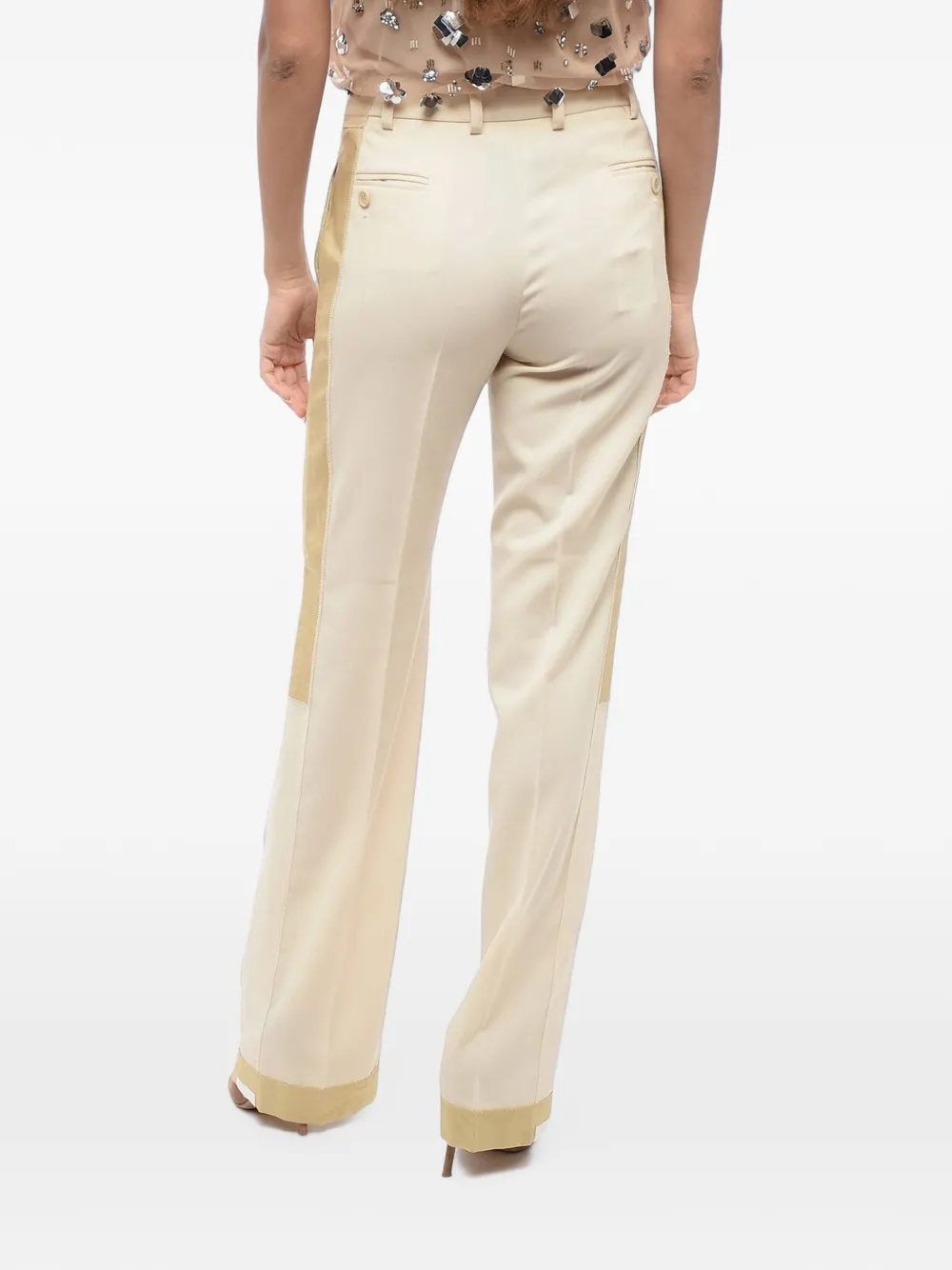Moschino welt-pocket trousers Beige