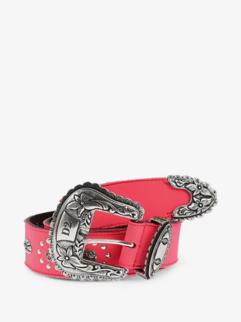 DSQUARED2 cinturón con detalles de apliques