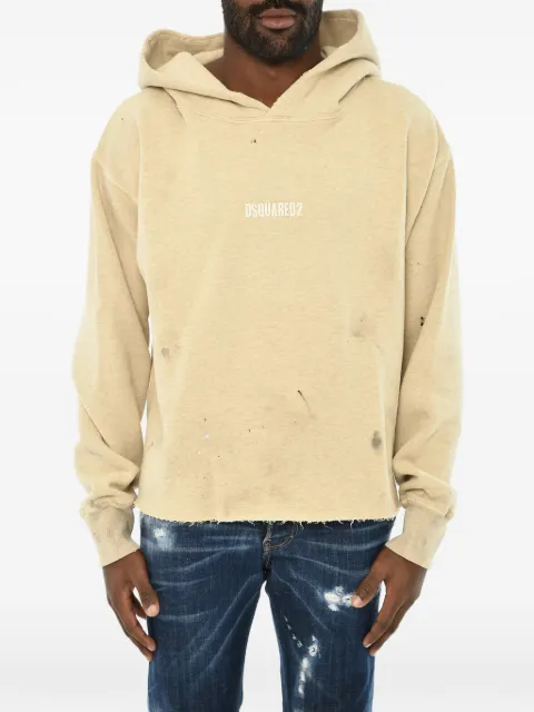 DSQUARED2 logo-print hoodie
