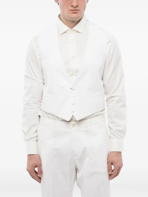 Corneliani martingale-back single-breasted waistcoat