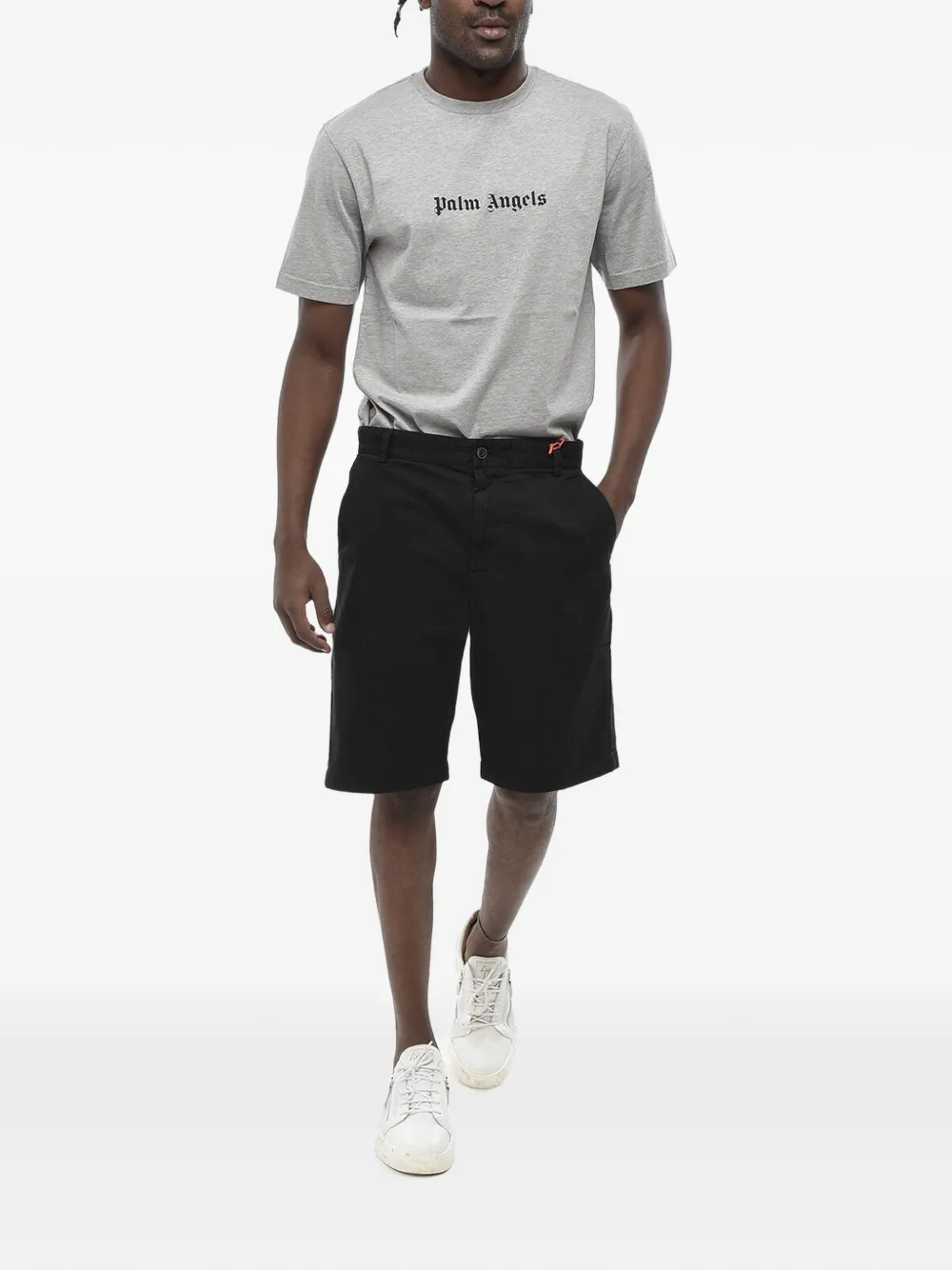 Diesel belt-loop shorts Zwart