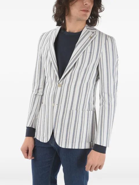 Corneliani striped single-breasted blazer