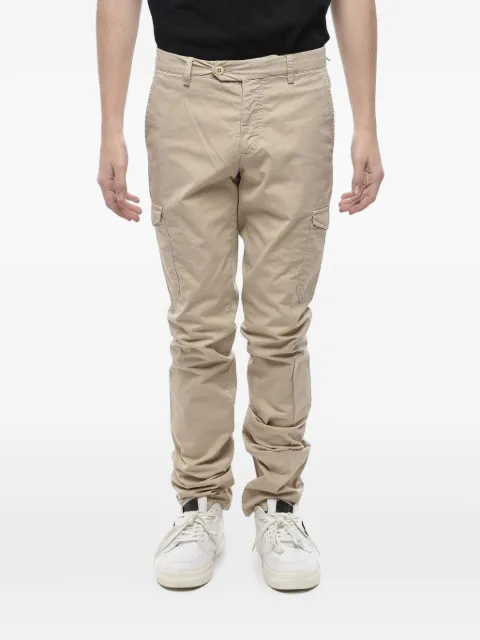 Corneliani slim-fit cotton cargo trousers