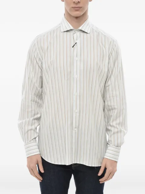 Corneliani striped buttoned shirt
