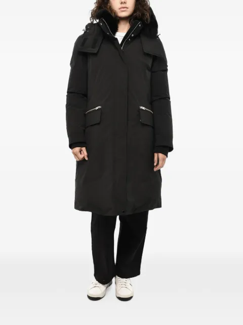 Woolrich Mahan removable-hood puffer coat
