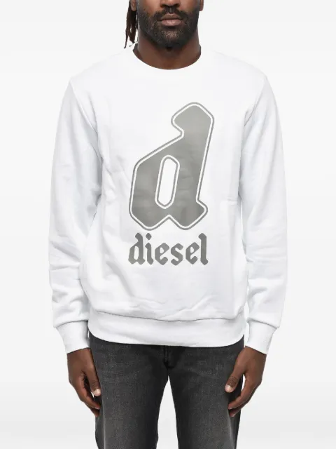 Diesel suéter con logo estampado