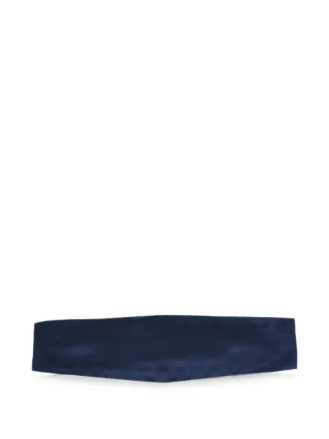 Corneliani solid silk cummerbund