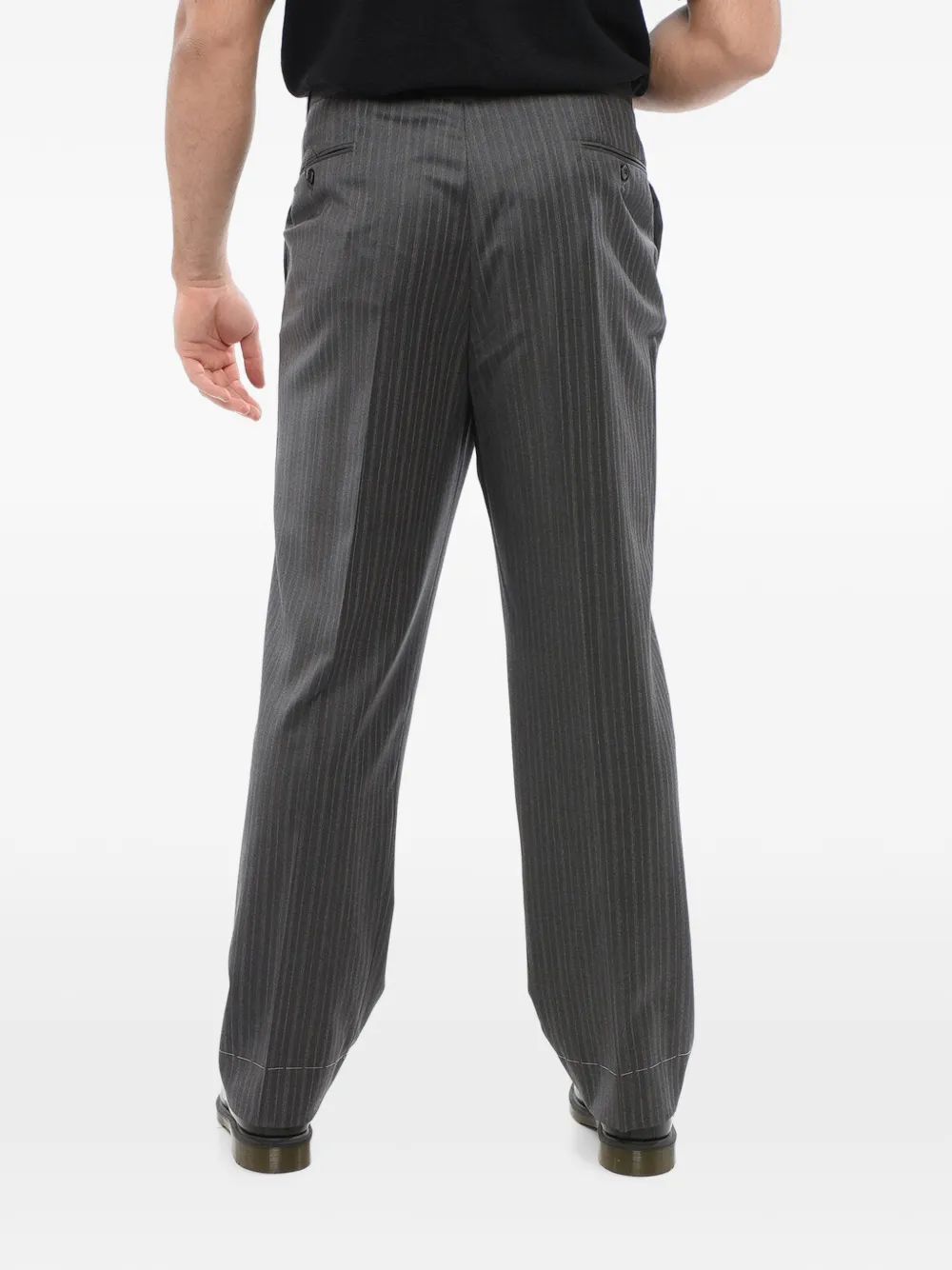 Corneliani Mantua pinstripe-pattern trousers Grijs