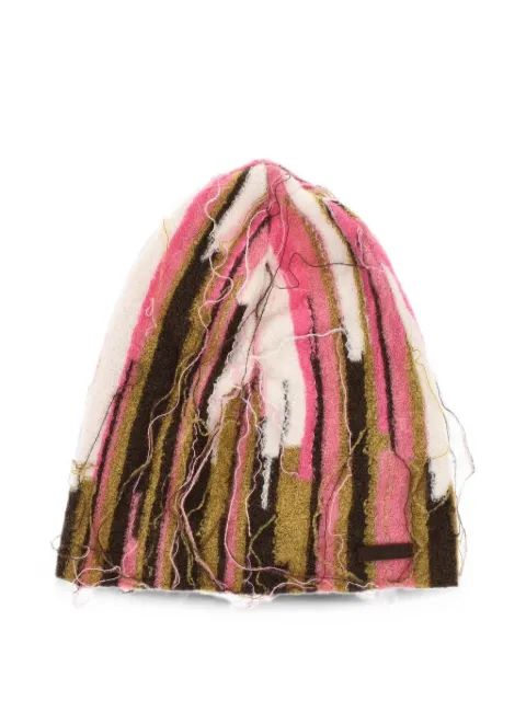 DSQUARED2 distressed-effect beanie hat