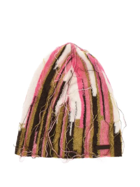 DSQUARED2 gorro con efecto envejecido