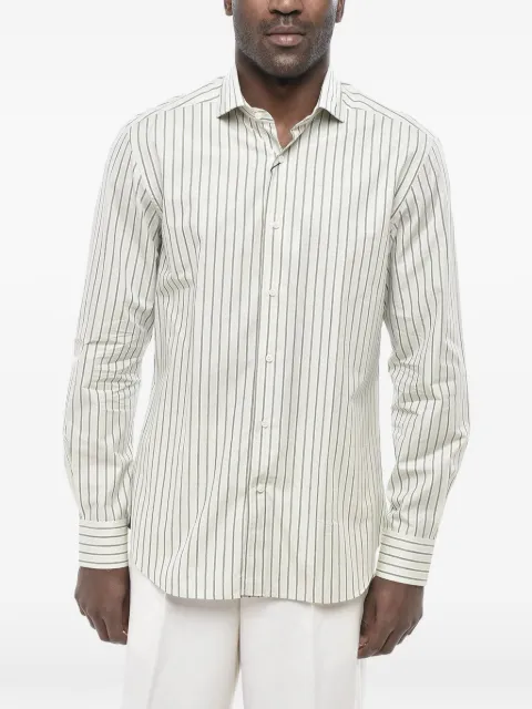 Corneliani striped cotton shirt