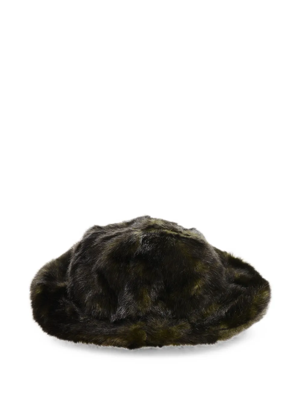 DSQUARED2 faux-fur bucket hat - Grün