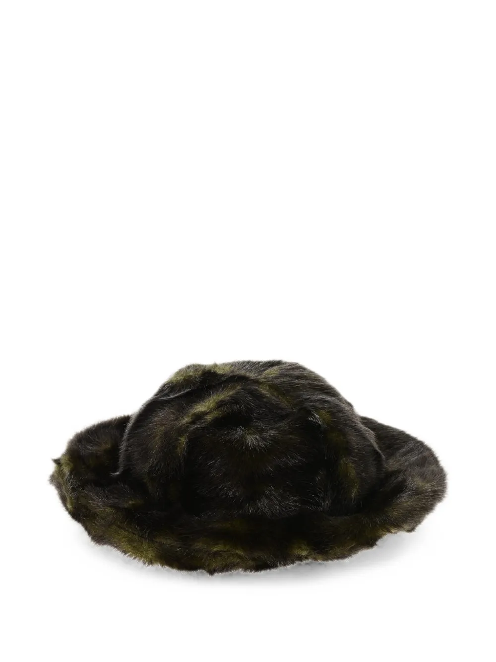 DSQUARED2 faux-fur bucket hat Groen