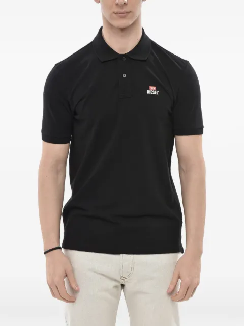 Diesel logo-print short-sleeve polo shirt