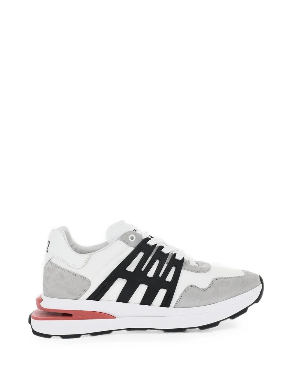 DSQUARED2 Slash panelled sneakers Wit