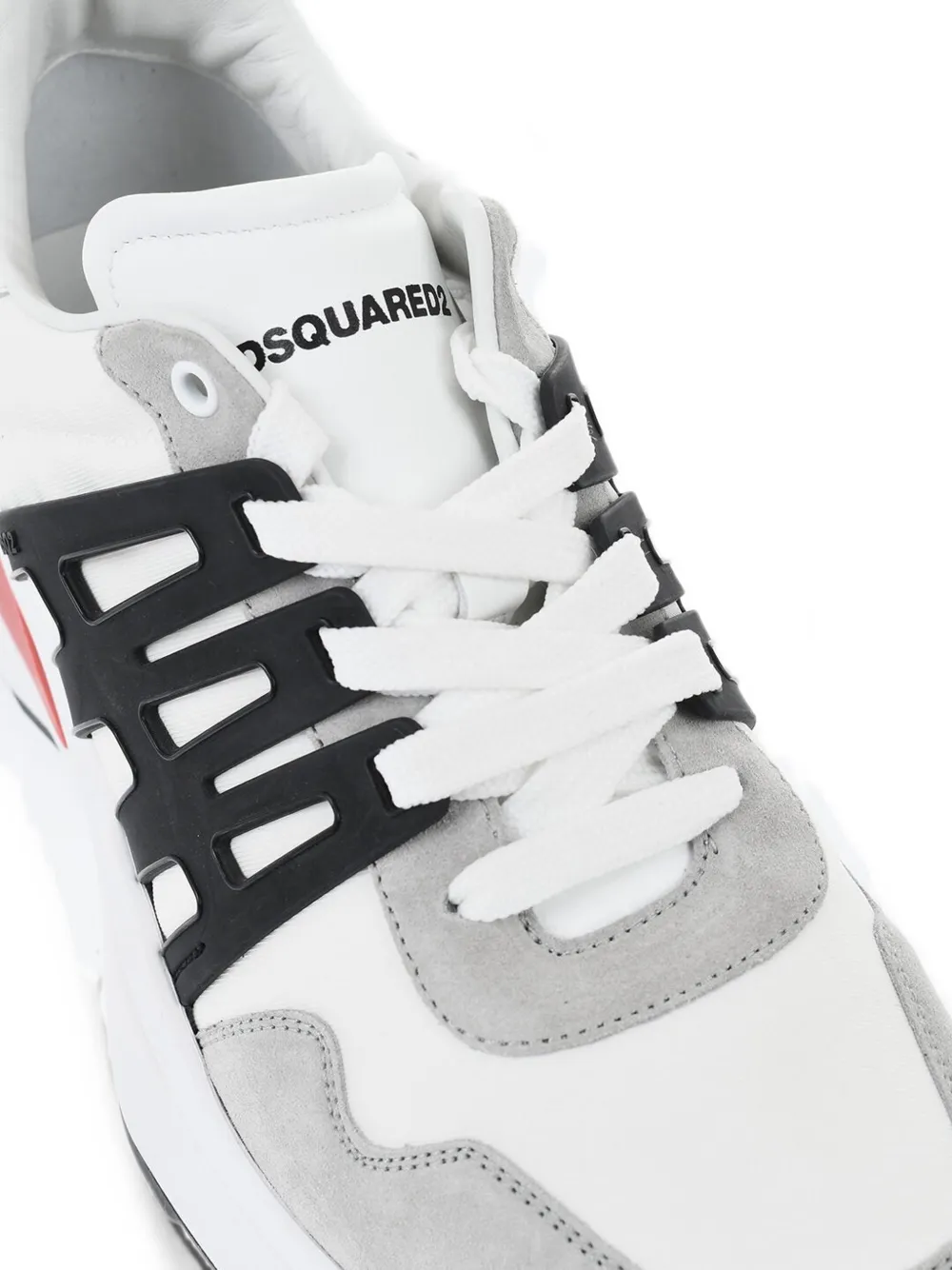 DSQUARED2 Slash panelled sneakers Wit