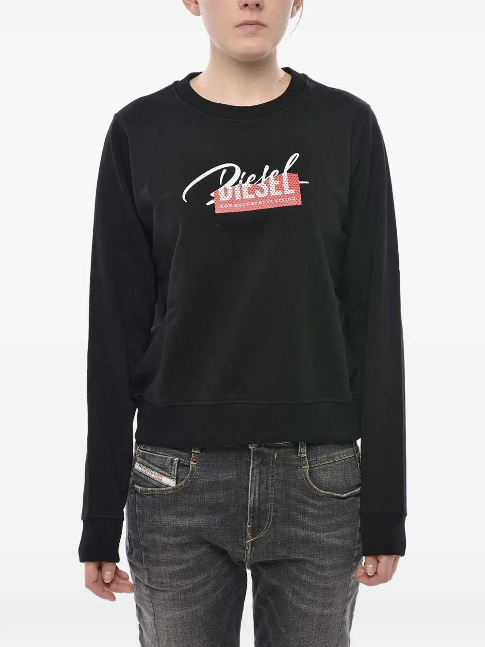 Diesel long-sleeves sweatshirt - Schwarz