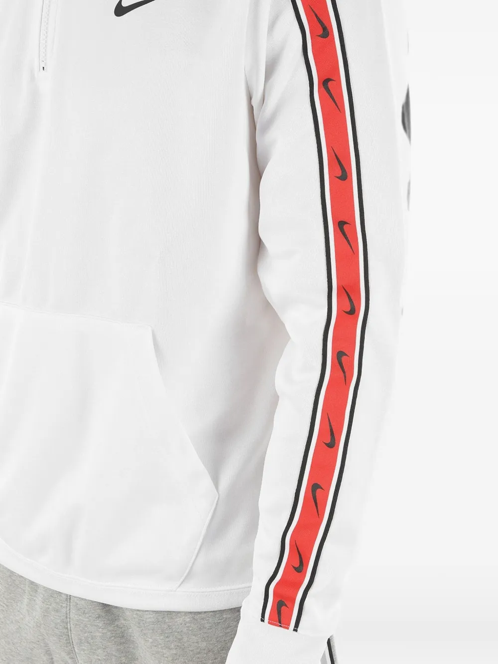 Nike logo-print mock-neck sweatshirt Wit
