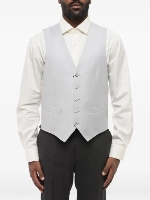 Corneliani single-breasted wool waistcoat