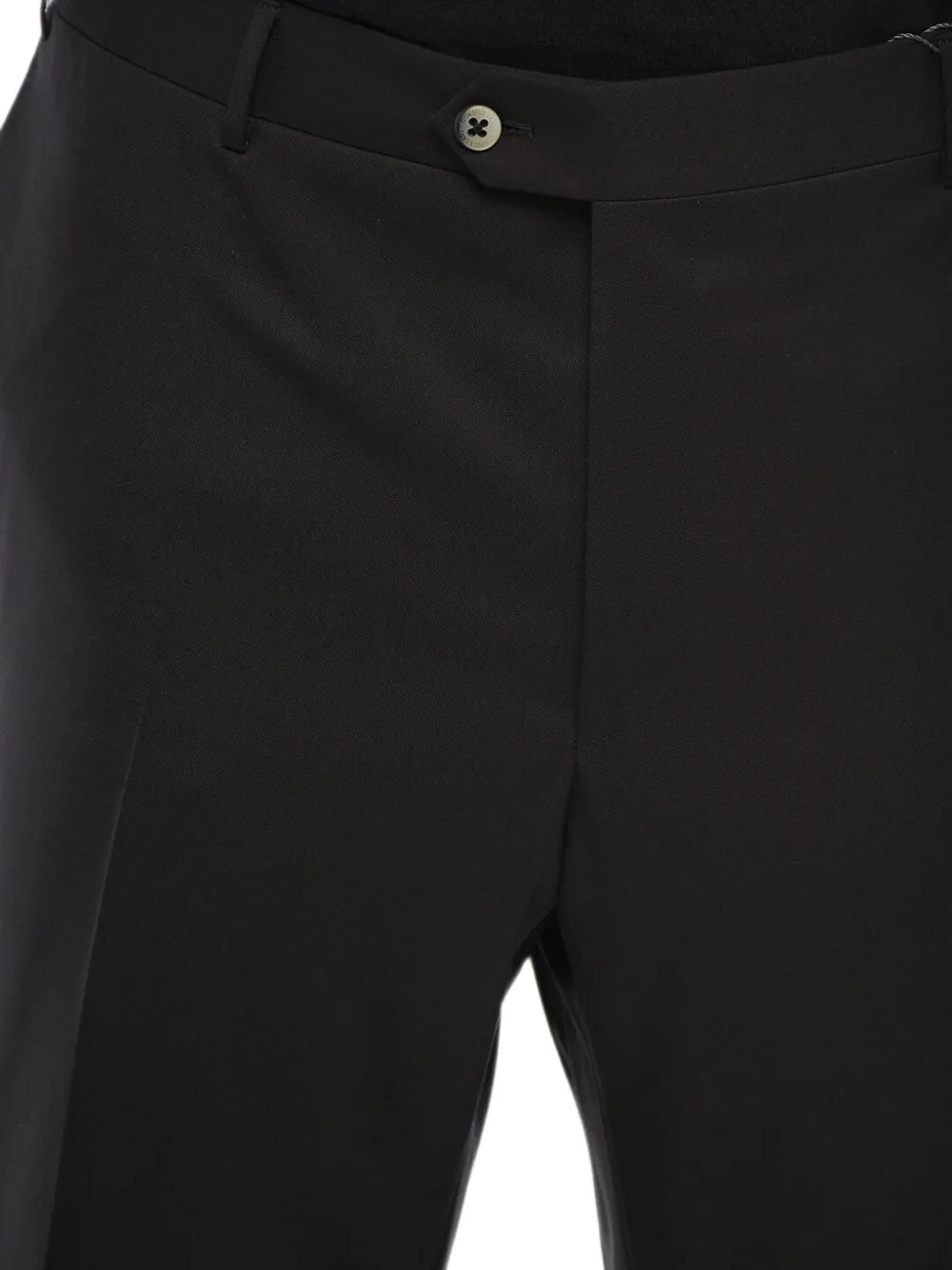 Corneliani Mantua broek met scheerwol Zwart