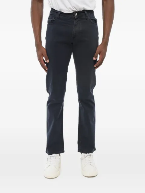 Corneliani ID embroidered jeans