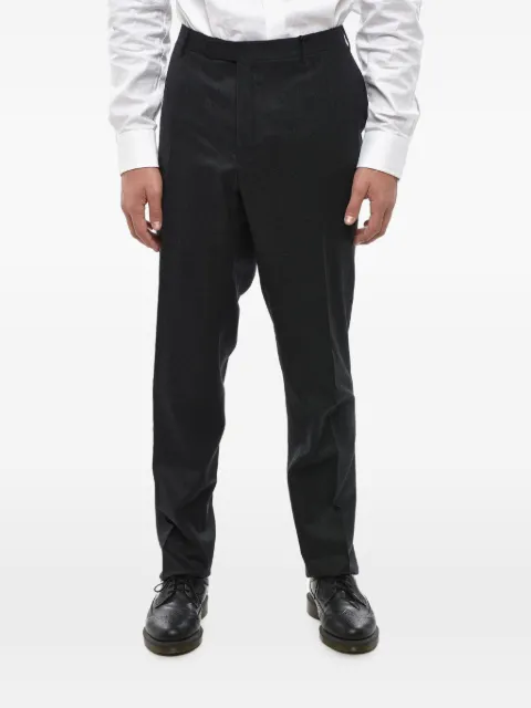 Corneliani flat-front wool tailored trousers