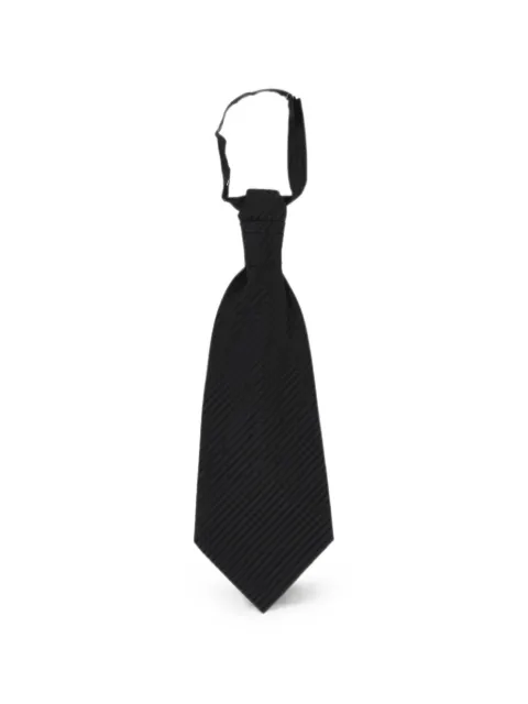 Corneliani striped glitter-effect ascot tie