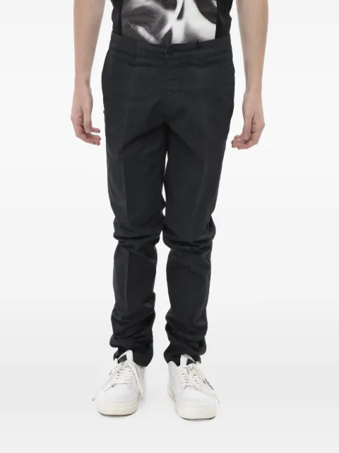 Corneliani belt-loop chino trousers