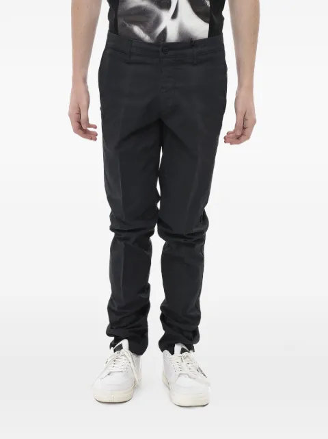 Corneliani belt-loop chino trousers