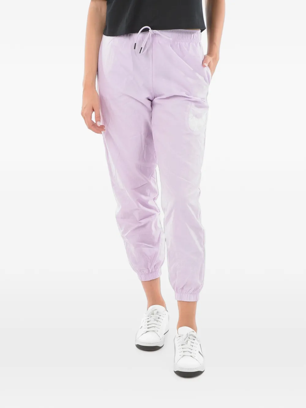 Nike Logo-patch Track Pants In Purple