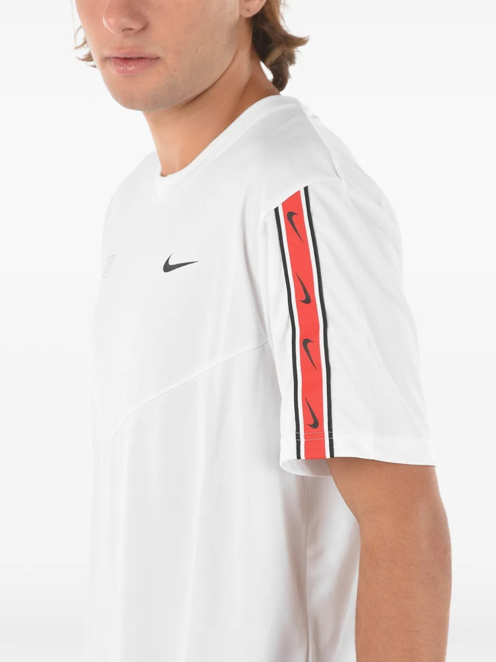 Nike logo-print T-shirt Wit