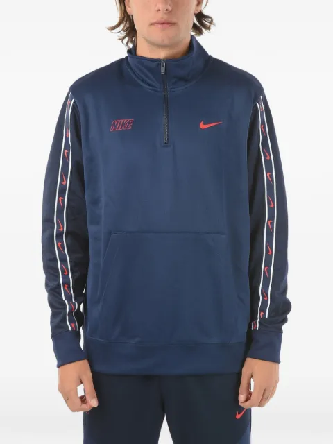 Nike Sportswear Repeat logo-print half-zip sweater