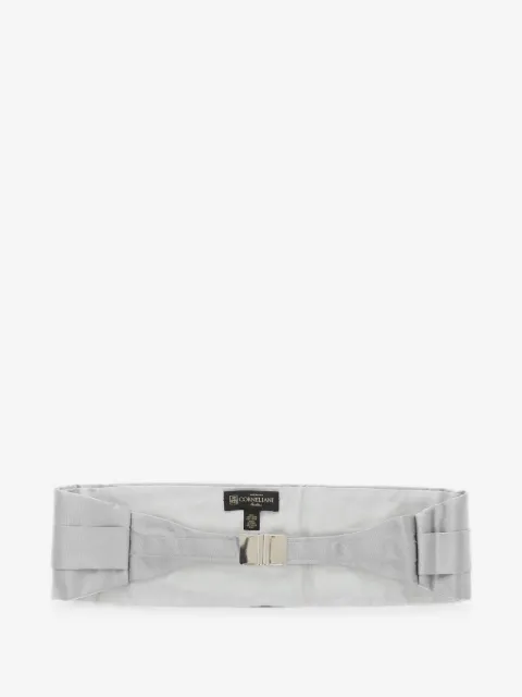 Corneliani ceinture de smoking en soie
