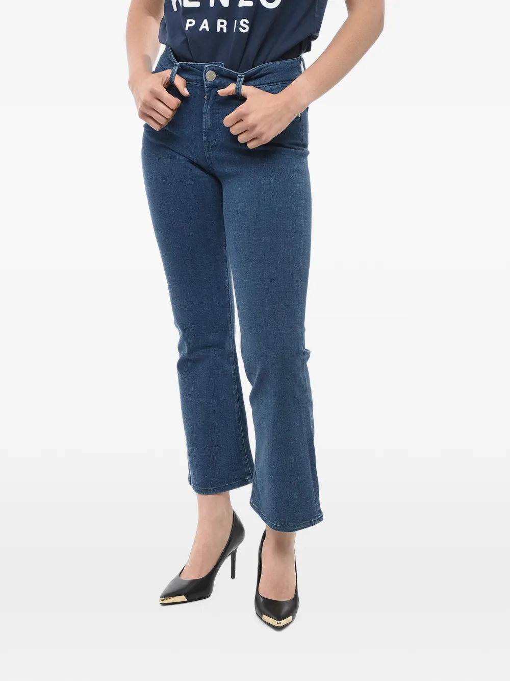 Graziela Gems Gems belt-loop jeans - Blau