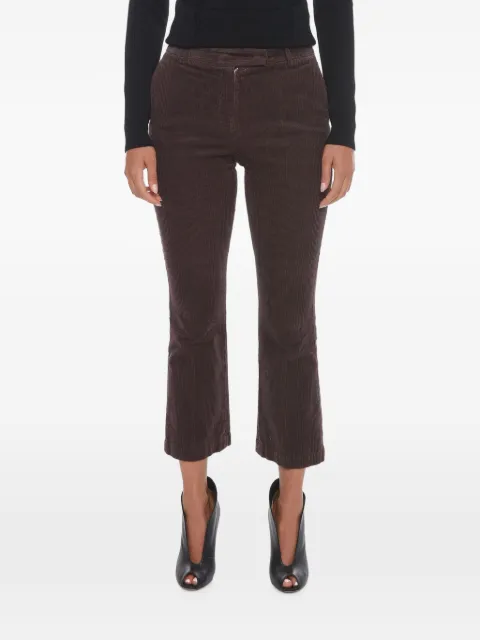 QL2 corduroy cropped trousers