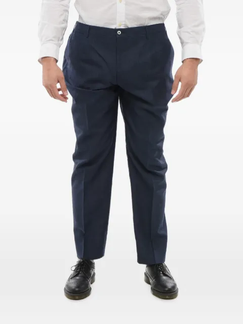 Corneliani unlined belt-loop trousers