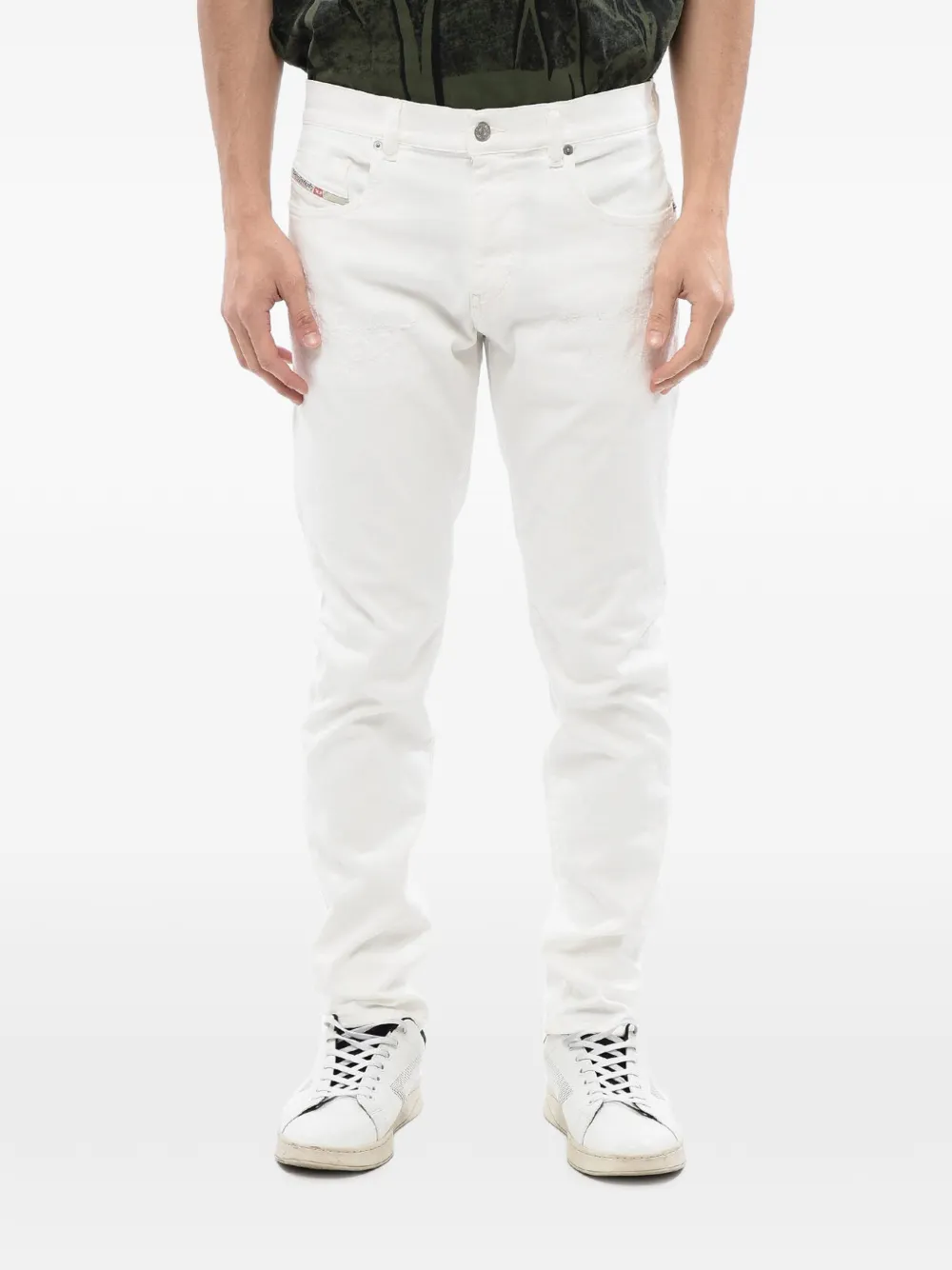 Diesel D-Strukt-Z-Ne light-wash jeans - Weiß