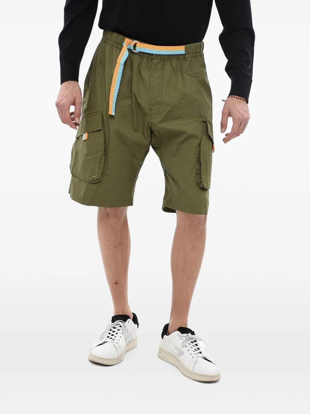 COUNTY OF MILAN belted cargo shorts · S