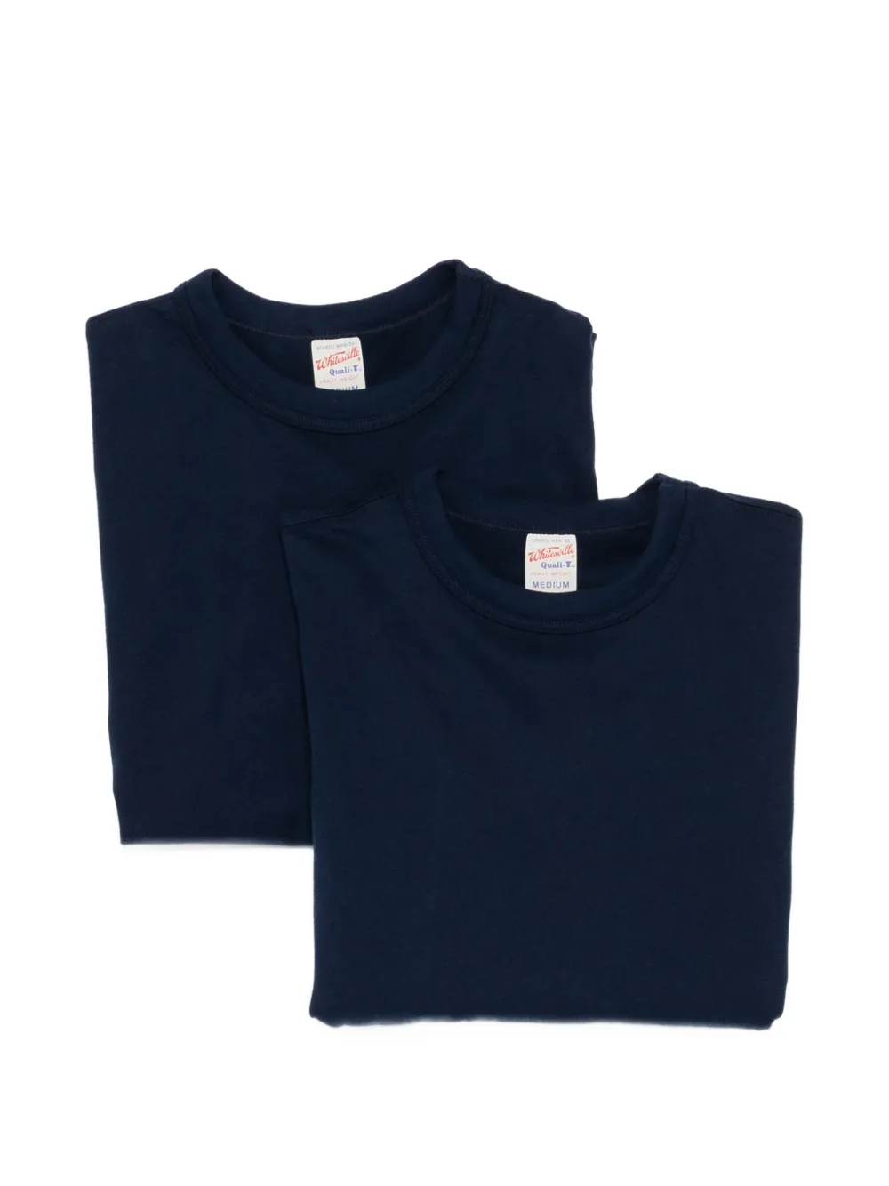 Whitesville cotton T-shirt (set of two) - Blau