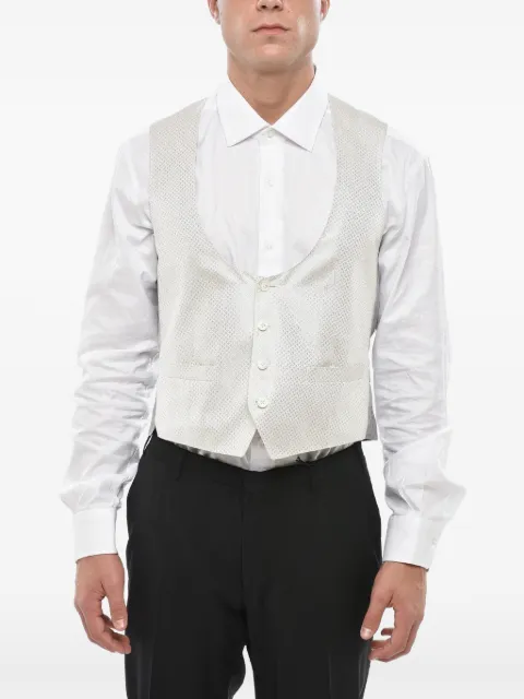 Corneliani embroidered waistcoat